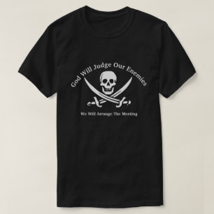 T-shirt Dieu jugera notre ennemi, éditera le texte,