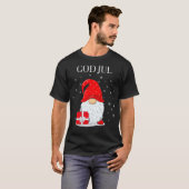 T-shirt Dieu Jul Suédois Joyeux Noël Suède Tomte Gnome (Devant entier)