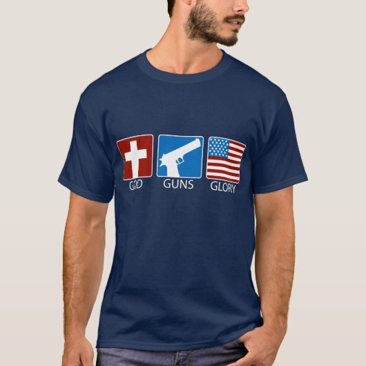 T-shirt Dieu lance la gloire (Devant)