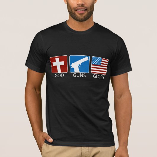 T-shirt Dieu lance la gloire (Devant)