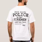 T-shirt Dieu LD219 a fait la police (Dos)
