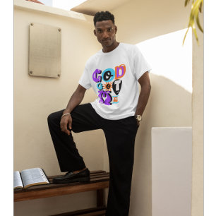 T-shirt Dieu M'A Amené Foi chrétienne rétro