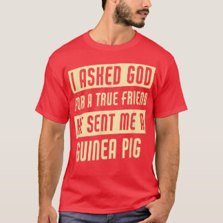T-shirt Dieu M'A Envoyé Un Cochon De Guinée Drôle Cochon D