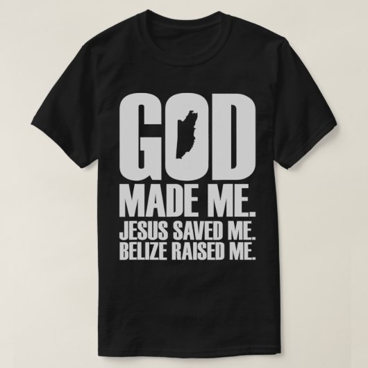 T-shirt Dieu m'a fait (Design devant)