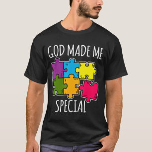 T-shirt Dieu M'A Fait Une Sensibilisation Autiste Spéciale