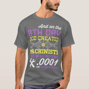 T-shirt Dieu MACHINISTE Créé Machinistes