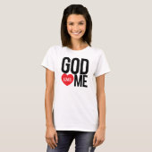 T-shirt Dieu m'aime (Devant entier)