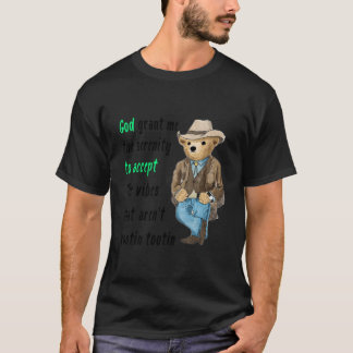 T-shirt Dieu me donne la sérénité pour accepter les C N Ar