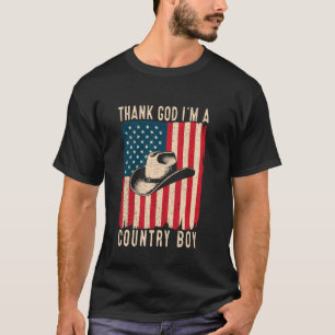 T-shirt Dieu merci, je suis un garçon de musique country C