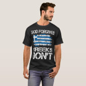 T-shirt Dieu pardonne aux Grecs le don de Dont (Devant entier)