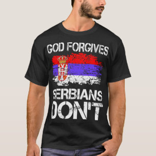 T-shirt Dieu pardonne aux Serbes de ne pas donner