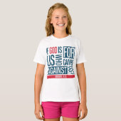 T-shirt Dieu pour nous (Devant entier)