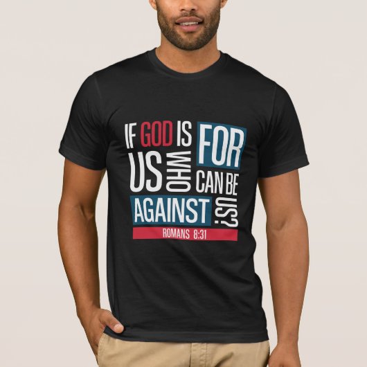 T-shirt Dieu pour nous (Devant)