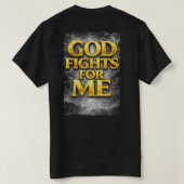 T-shirt Dieu se bat. (Design dos)