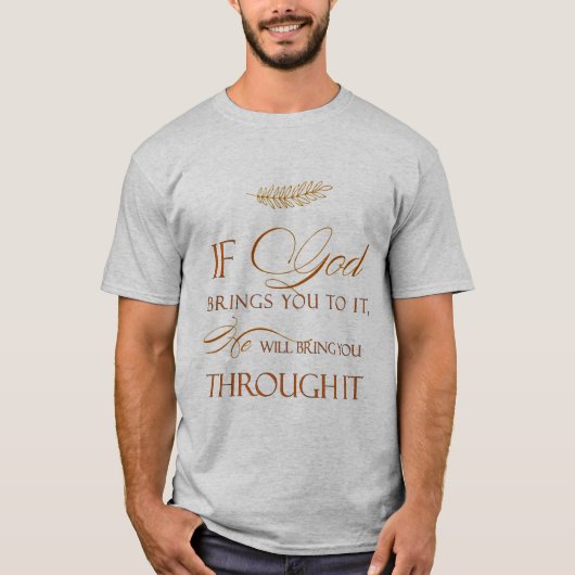 T-shirt Dieu s'éloigne (Devant)