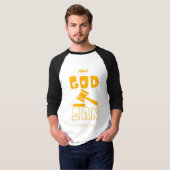 T-shirt Dieu seul peut juger moi Hommes 3/4 (Devant entier)