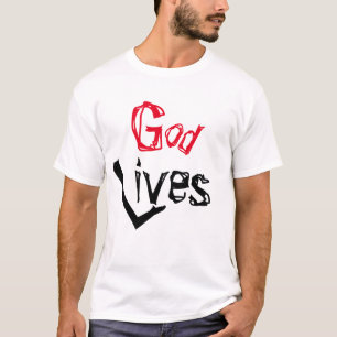 T-shirt Dieu stupéfiant Vit Stylish Inspirationnel Religie