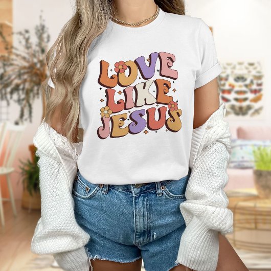 T-shirt Dieu Tee, Chemise Disciple, Aimer Comme Jésus