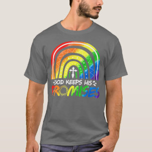 T-shirt Dieu tient sa promesse Rainbow Christian Bible Noa