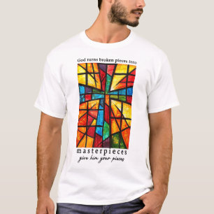 T-shirt Dieu Transforme Des Pièces Cassées En Chefs-D'Oeuv