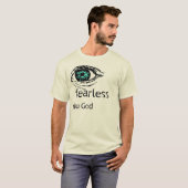 T-shirt Dieu traversant courageux (Devant entier)