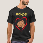 T-SHIRT DIEU VOUS AIME (Devant)
