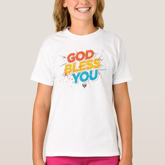 T-shirt DIEU vous bénisse (Devant)
