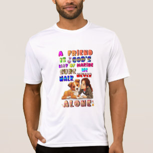 T-shirt Dieux amis, moyen de s'assurer que nous ne marchon
