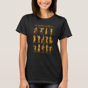 T-shirt dieux grecs