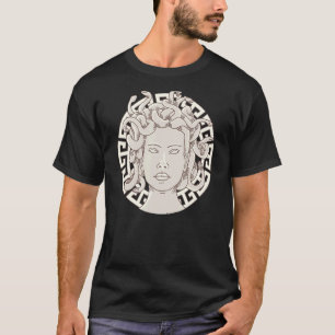 T-shirt Dieux grecs acides Medusa Head Portrait Monster Ar