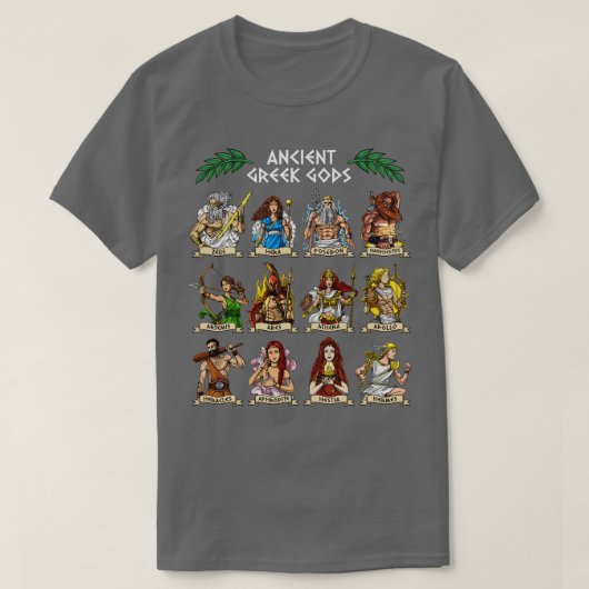 T-shirt Dieux grecs anciens (Design devant)