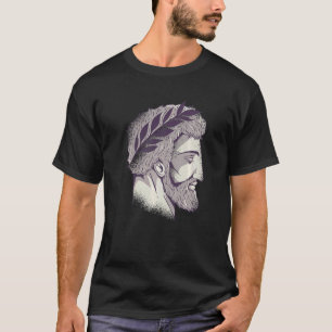 T-shirt Dieux grecs antiques Mont Olympe Chef romain Dieu