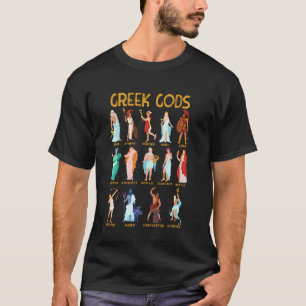 T-shirt Dieux Grecs Mythologie Grecque Ancienne Mythe de l