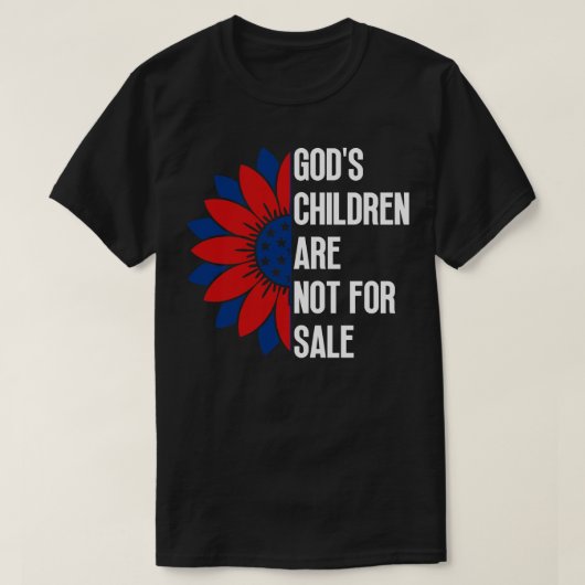 T-shirt Dieux Les Enfants Ne Sont Pas À Vendre 5 (Design devant)