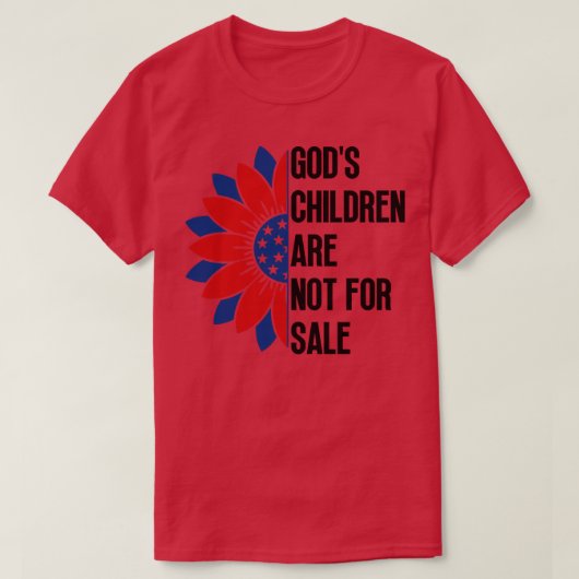 T-shirt Dieux Les Enfants Ne Sont Pas À Vendre 6 (Design devant)