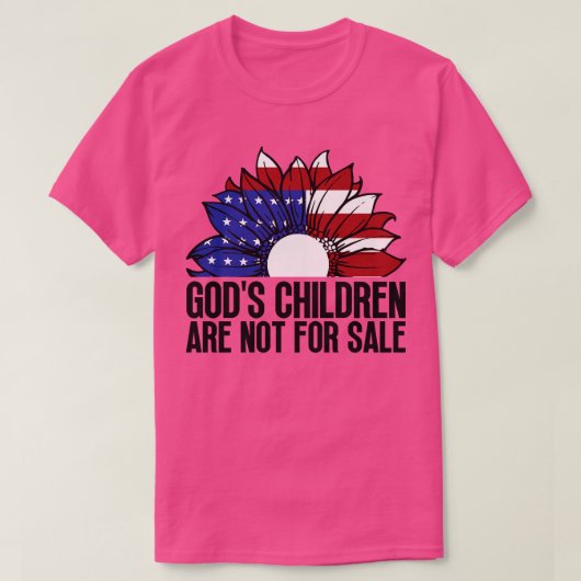 T-shirt Dieux Les Enfants Ne Sont Pas À Vendre 9 (Design devant)