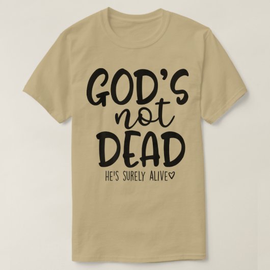 T-shirt Dieux Pas Morts Il Vit Sûrement (Design devant)