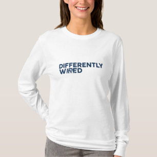 T-shirt Différemment Câblé – Mois de la sensibilisation à