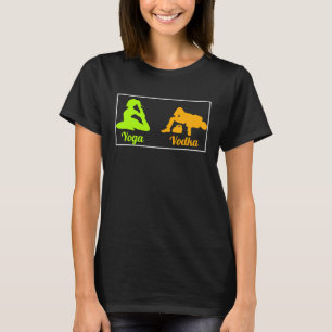 T-shirt Différence entre le yoga et le jour de la Saint-Pa
