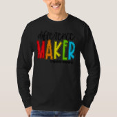 T-shirt Difference Maker Teacher Back To School First Day  (Devant)