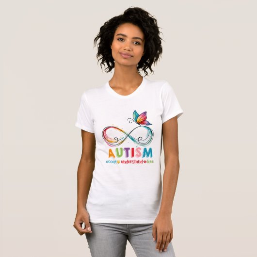 T-shirt Différences d'acceptation : Sensibilisation sur l' (Devant entier)
