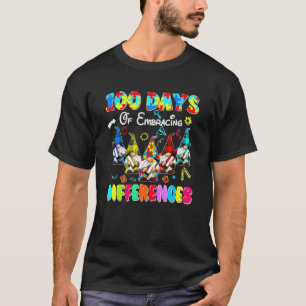 T-shirt Différences du 100e jour Thé de gnome pour 100 jou