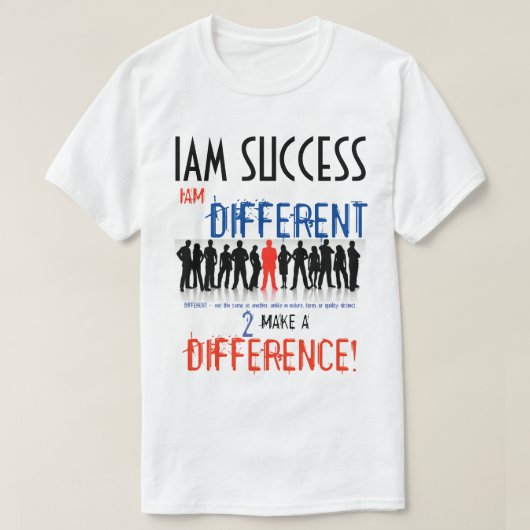 T-shirt DIFFÉRENT (Design devant)