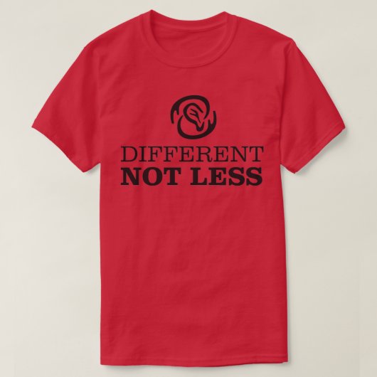 T-shirt Différent Pas Moins (Design devant)