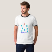 T-shirt Différent, pas moins Illustration de formes inclu (Devant entier)