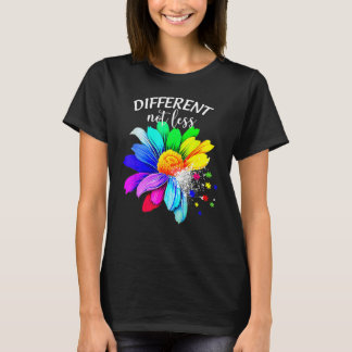 T-shirt Différent Pas Moins, Sunflower Autism Puzzle