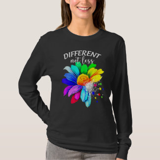 T-shirt Différent Pas Moins, Sunflower Autism Puzzle
