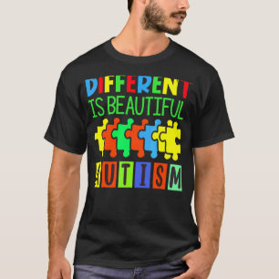 T-shirt Différent Si Beaucoup Autisme Autistique Soutien M