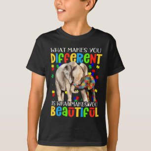 T-shirt Différente Belle Pièce de Puzzle de Sensibilisatio