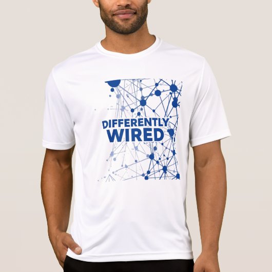 T-shirt Differentiellement Câblé – Mois de la sensibilisat (Devant)